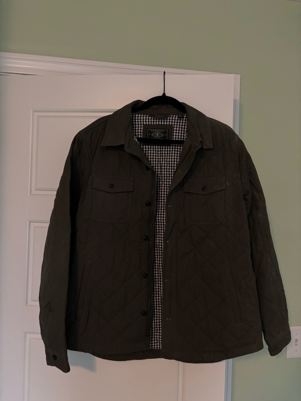 G.H. Bass & Co. Olive Quilted Jacket